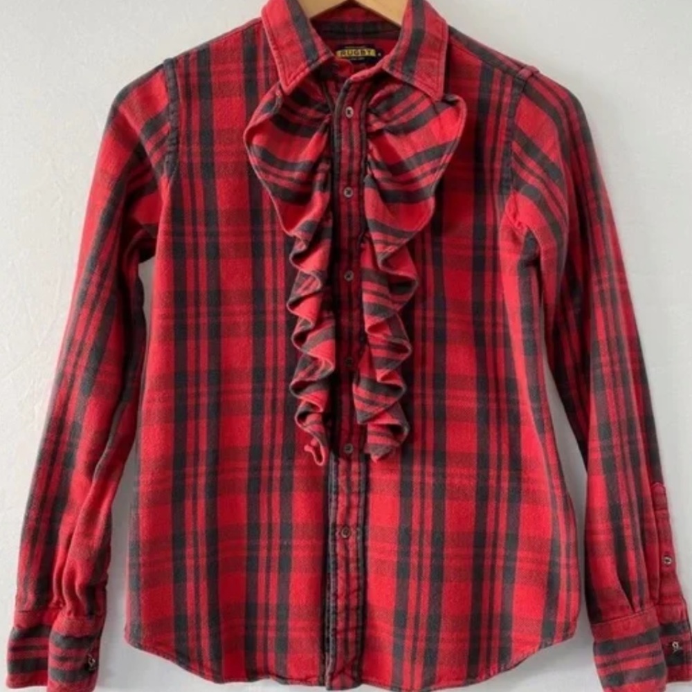 Ralph Lauren Rugby Vintage Plaid Shirt